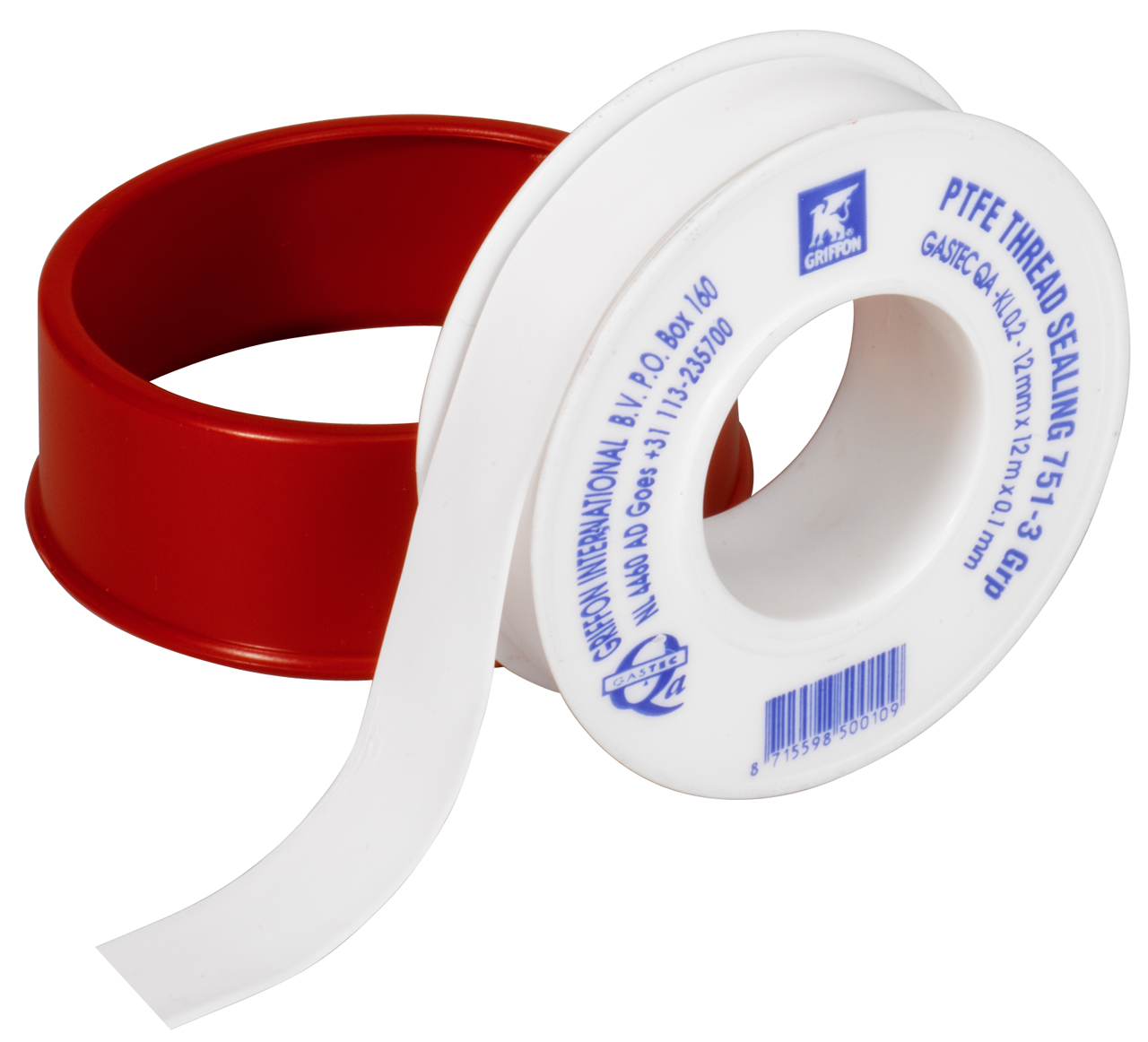 1715-000001 Teflon tape (PTFE) 12 mm GASTEC