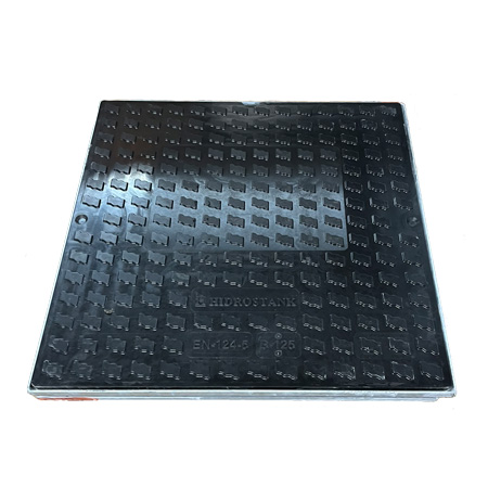 GY deksel + gegalvaniseerd frame KL B125 t.b.v. Quick box