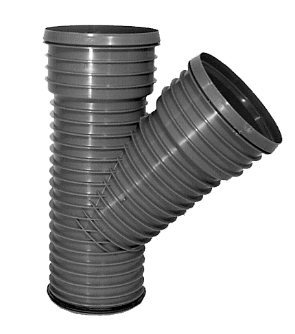 PP afvoer T-stuk 45° pragma