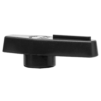 PVC hendel voor kogelkraan - zwart