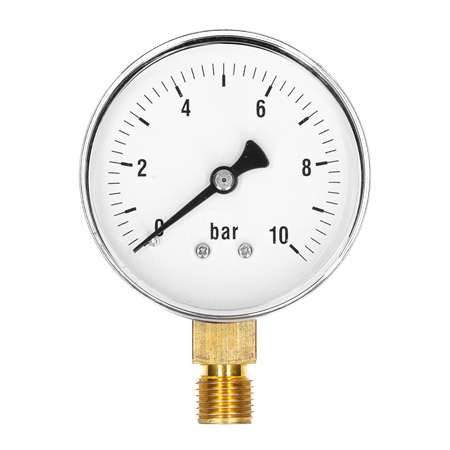 Stalen manometer o.a. 63 mm - droog