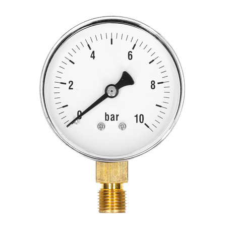 Stalen vacuümmeter o.a. 63 mm