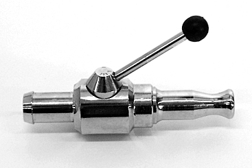 Messing verchroomd kogelstraalpijp