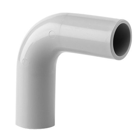 PP bocht 90° stuiklas SDR 17