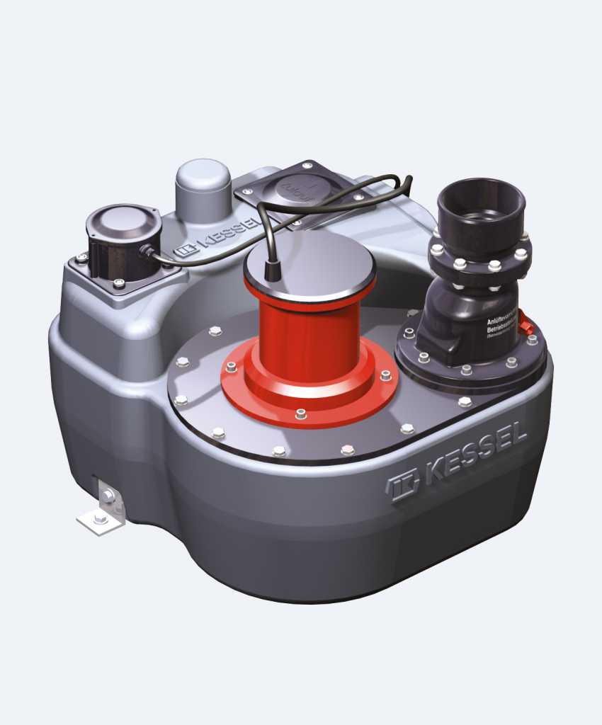 Aqualift F MONO met afsluiter