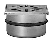 4410-000000 RVS doucheput o.u. 100x100 mm