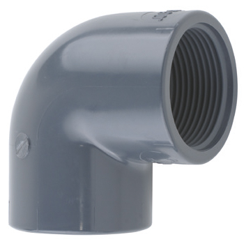 PVC HD draadknie 90°