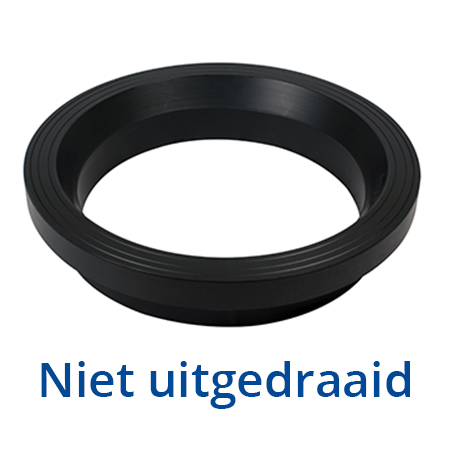 PE voorlaskraag stuiklas SDR 11 NTG - niet uitgedraaid
