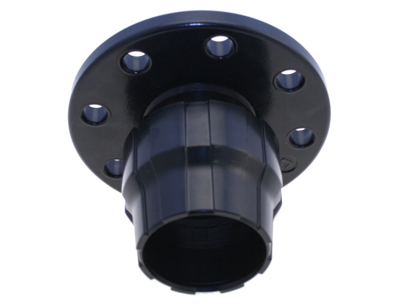 Aluminium perslucht flens DIN met koppeling
