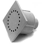 9313-000000 PVC doucheput 100x100 mm o.u.