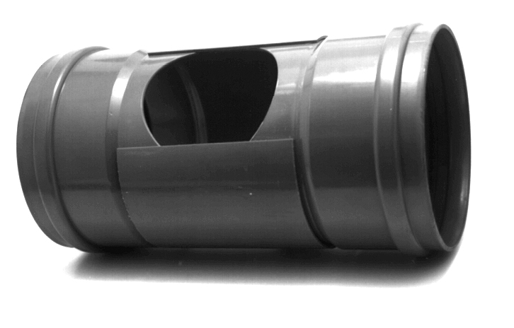 PVC afvoer ontstoppingsstuk manchetmof SN 4 (schuifkap)