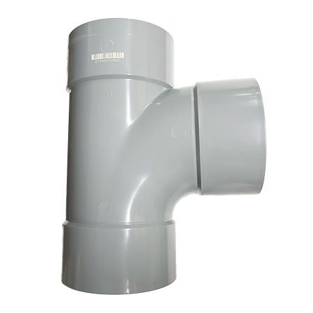 9350-110110 PVC afvoer stroom T-stuk 90° 110x110 mm