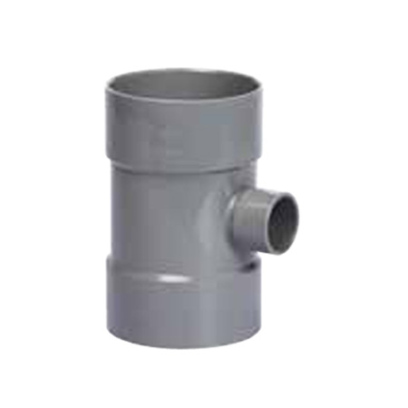 9350-125040 PVC afvoer verloop T-stuk 90° 125x40 mm