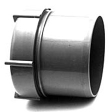 PVC afvoer eindstuk schroefdeksel