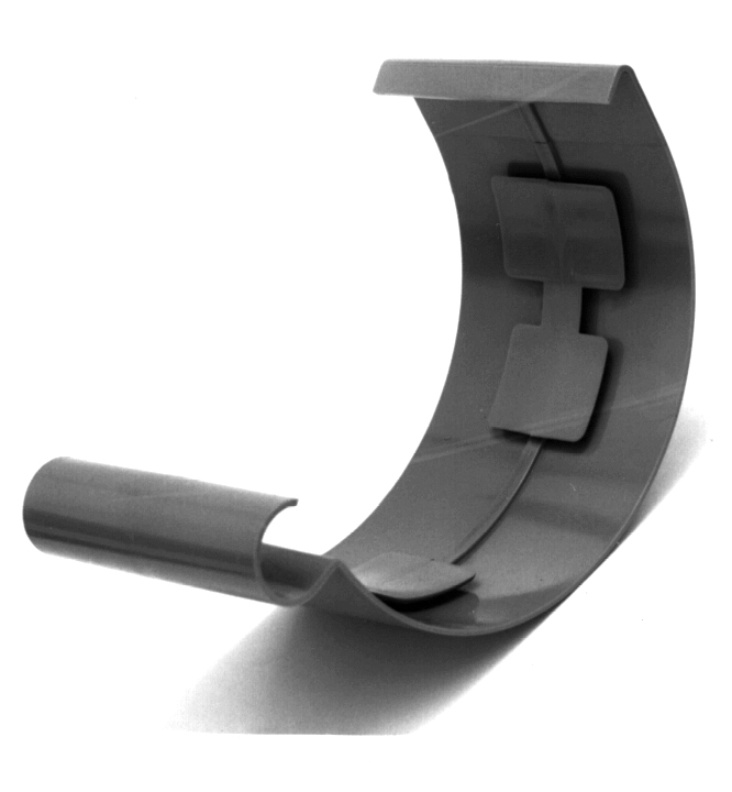 PVC mastgoten (halfrond) lijmverbinding